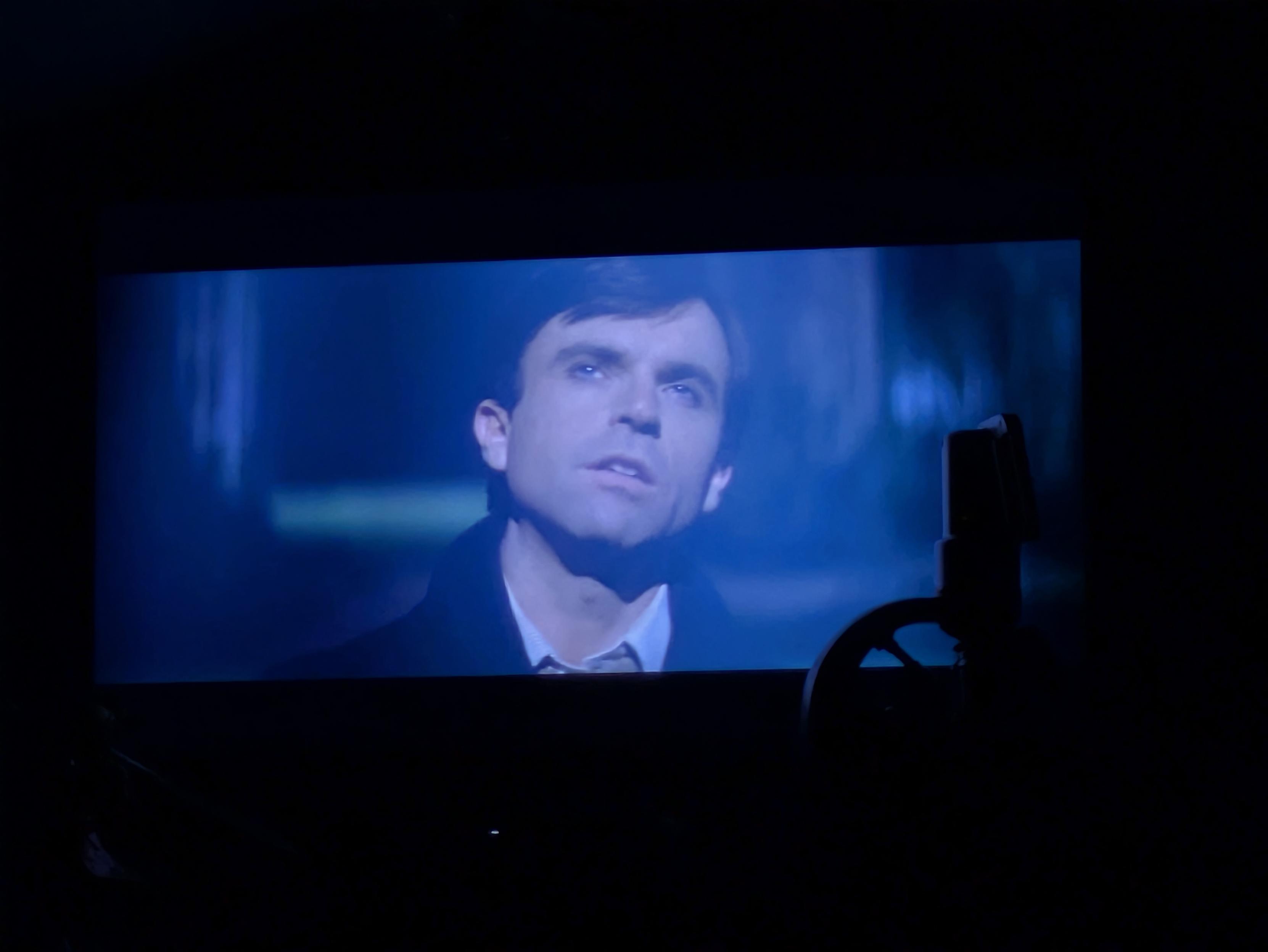 Sam Neill as the Antichrist at the end of "The Omen III"